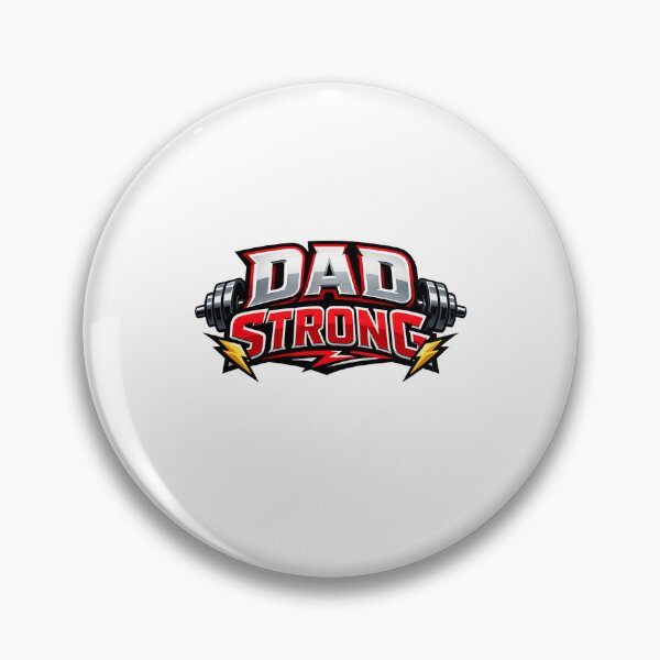 Item preview, Dad Strong - Bold Athletic Typography Fitness Design designed and sold by MKreative Studio.