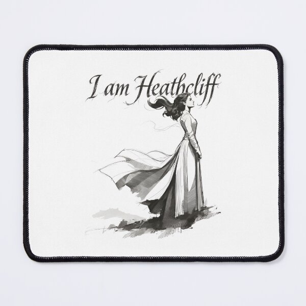 Item preview, Wuthering Heights I Am Heathcliff Catherine Sketch Art Literature T-Shirt designed and sold by Fenay Designs.
