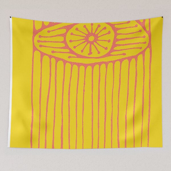 Item preview, WATCHFUL YELLOW AND ORANGE designed and sold by KolbStudios.