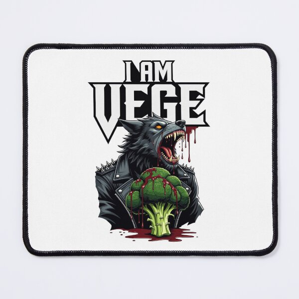 Item preview, I Am Vege Werewolf - Funny Vegan Metal Art designed and sold by NexKris.
