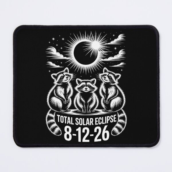 Item preview, Raccoons and Solar Eclipse Design designed and sold by jkrphoto.
