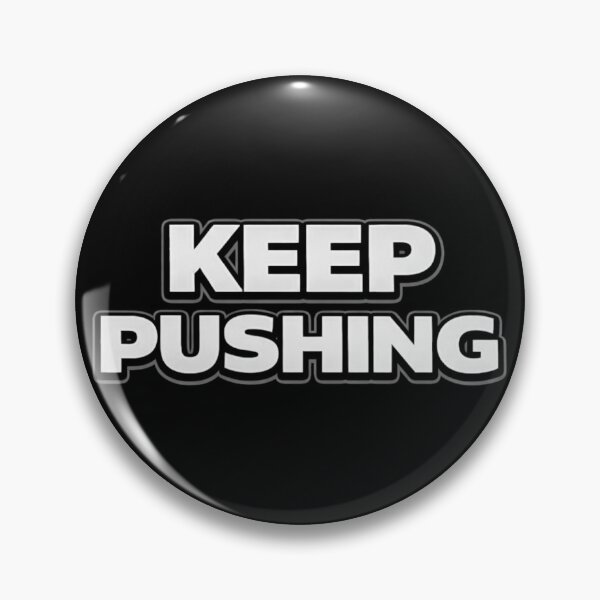 Item preview, Keep Pushing Motivation Shirt designed and sold by Papier Atelier Art.
