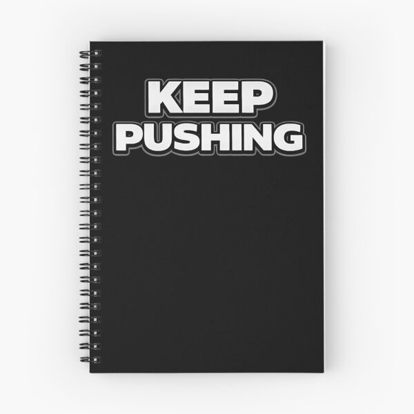 Item preview, Keep Pushing Motivation Shirt designed and sold by Papier Atelier Art.