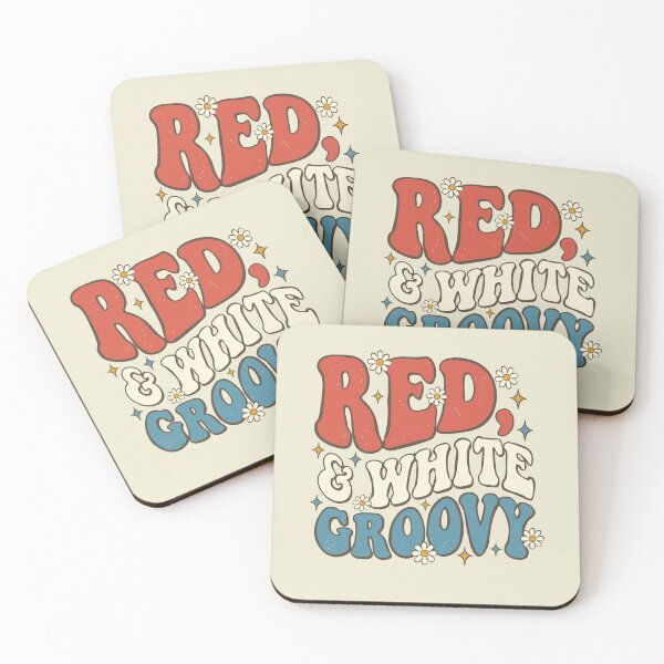 Item preview, Red White and Groovy designed and sold by KnockingLouder.