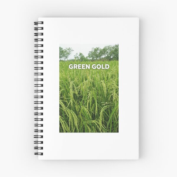 Item preview, Green Gold – Nature’s Wealth Rice Field Design designed and sold by Babadesign48.