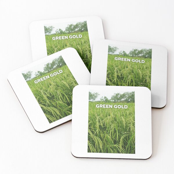 Item preview, Green Gold – Nature’s Wealth Rice Field Design designed and sold by Babadesign48.