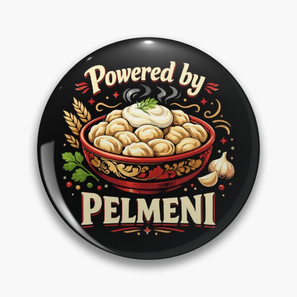 Item preview, Powered by Pelmeni – Fun Russian Design designed and sold by Pineapple-Tree.