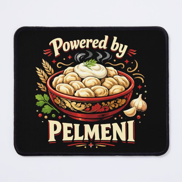 Item preview, Powered by Pelmeni – Fun Russian Design designed and sold by Pineapple-Tree.
