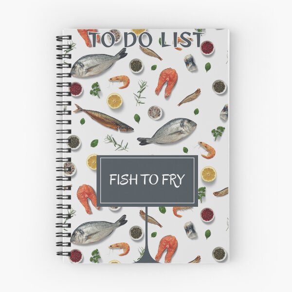 Item preview, Fish Design To Do List Notebook designed and sold by Maria Tanner Designs.