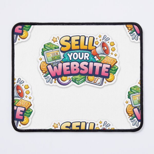 Item preview, Sell Your Website Sticker Make Money Online designed and sold by Sticker Hubs.