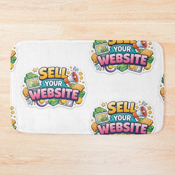 Item preview, Sell Your Website Sticker Make Money Online designed and sold by Sticker Hubs.