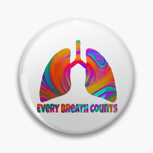 Item preview, Multi Colored Every Breath Counts designed and sold by natnat7w.