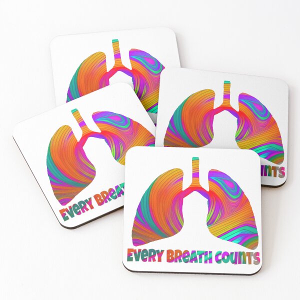 Item preview, Multi Colored Every Breath Counts designed and sold by natnat7w.