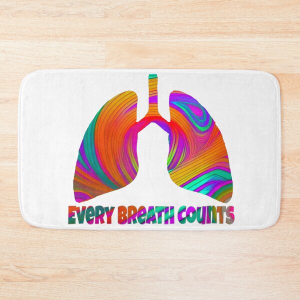 Item preview, Multi Colored Every Breath Counts designed and sold by natnat7w.