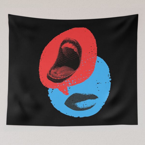 Item preview, Funny T-shirt With Lips designed and sold by InterTradeStore.