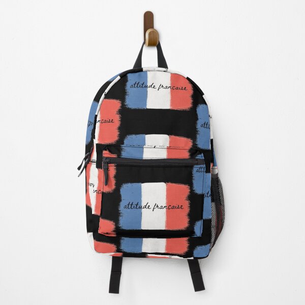Item preview, Attitude FRANÇAISE — Brushstroke French Flag Shirt France Lover Francophile Paris Gift designed and sold by Sixième Studio.