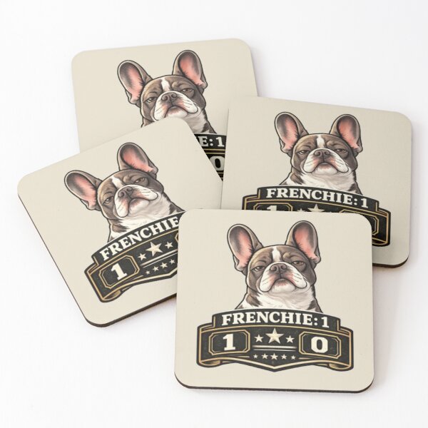 Item preview, Frenchie Humor Collection – Frenchie 1 You 0 Funny French Bulldog Score Design designed and sold by Frenchie Fever.