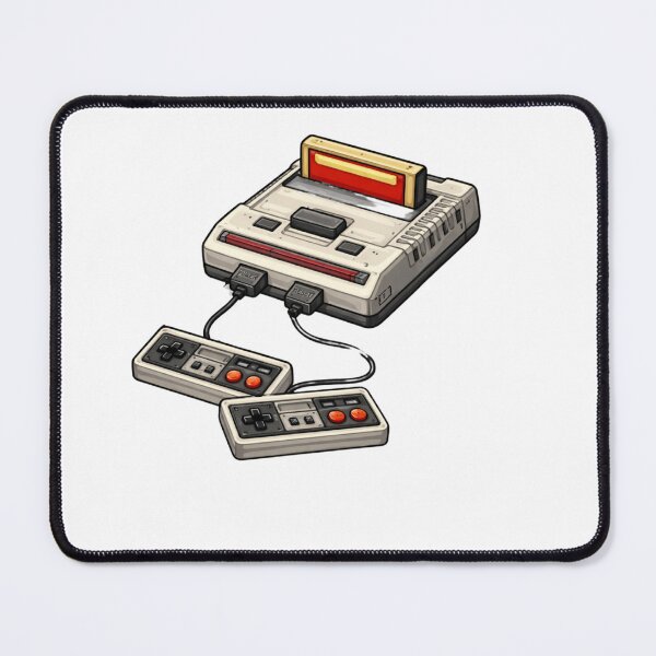 Item preview, Retro Gaming Console Illustration • Classic NES‑Style Art designed and sold by GeaSupplyStudio.