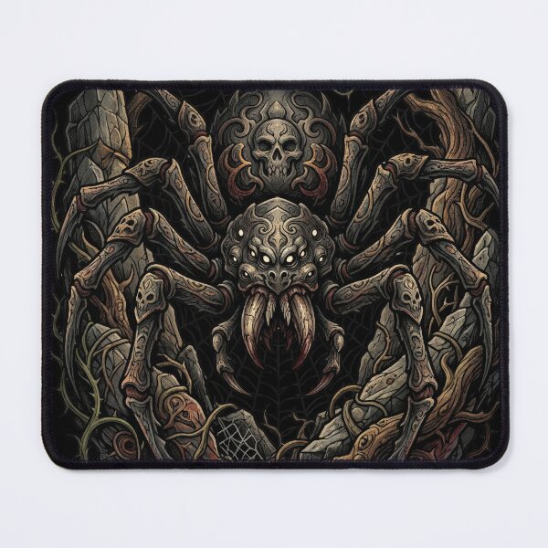 Item preview, Tsuchigumo Japanese Demon Spider Yokai Skull Tattoo Art designed and sold by UltimateJapan.