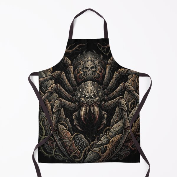 Item preview, Tsuchigumo Japanese Demon Spider Yokai Skull Tattoo Art designed and sold by UltimateJapan.