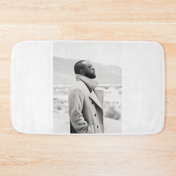Item preview, Maitre Gims - Portrait desert nb designed and sold by PYXOO.