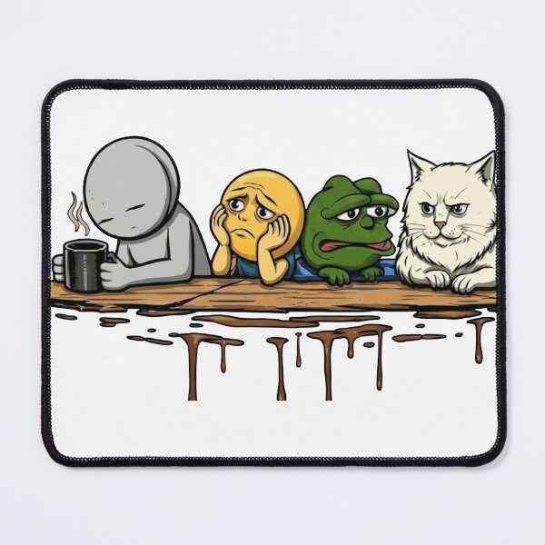 Item preview, Tired Mood Meme Funny Introvert Design designed and sold by Hoffmann-Shop.