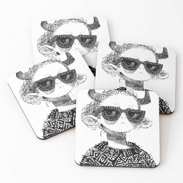 Item preview, Cool Rebel Character with Sunglasses designed and sold by Rangmanch.