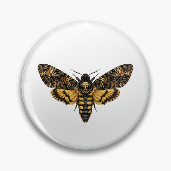 Item preview, Death's-Eyes Moth - Detailed Illustration designed and sold by Chaoscience.