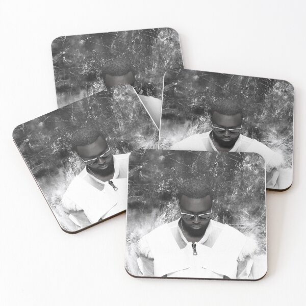 Item preview, Maitre Gims - Portrait angel nb designed and sold by PYXOO.