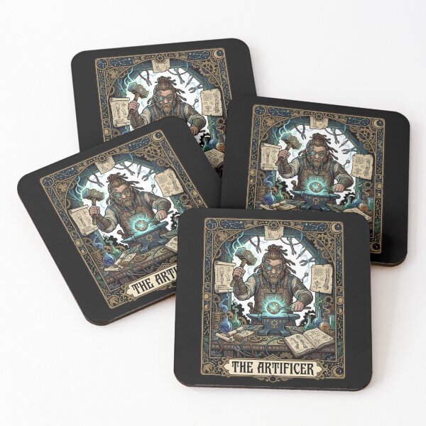 Item preview, The Artificer Tarot Card Fantasy Tabletop RPG Art designed and sold by Fenay Designs.