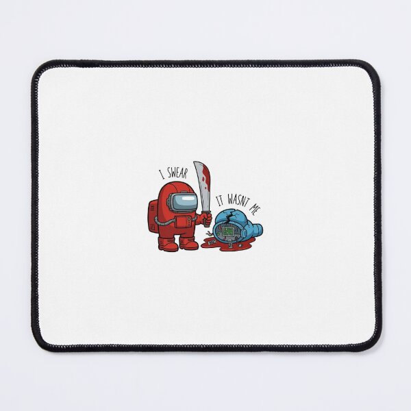 Item preview, "I SWEAR IT WASN'T ME" - Funny Sus Imposter Sticker designed and sold by LYZ7VANI.