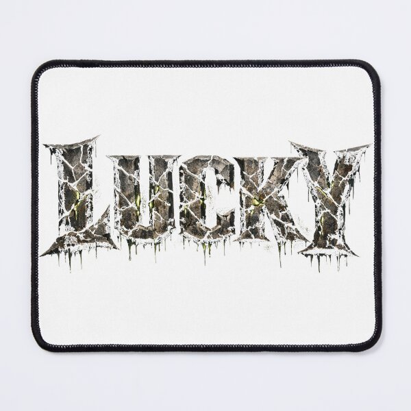 Item preview, Dare to tempt fate with the “LUCKY” horror-style graphic tee. designed and sold by Focus-Photo-PG.