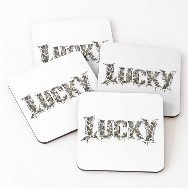 Item preview, Dare to tempt fate with the “LUCKY” horror-style graphic tee. designed and sold by Focus-Photo-PG.