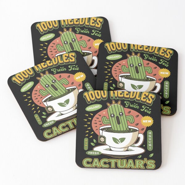 Item preview, Cactuar 1000 Needles Organic Green Tea Retro Vintage Ad designed and sold by haitrieuic96.