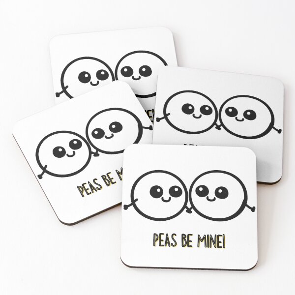 Item preview, Peas Be Mine Cute Love Art designed and sold by NxtGenDesigns.