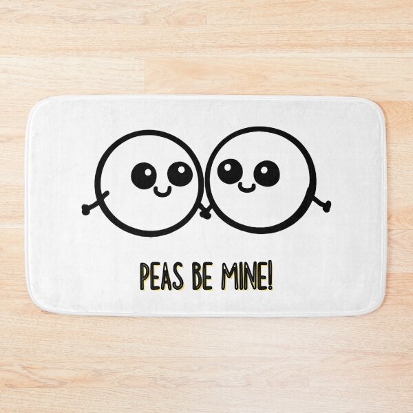 Item preview, Peas Be Mine Cute Love Art designed and sold by NxtGenDesigns.