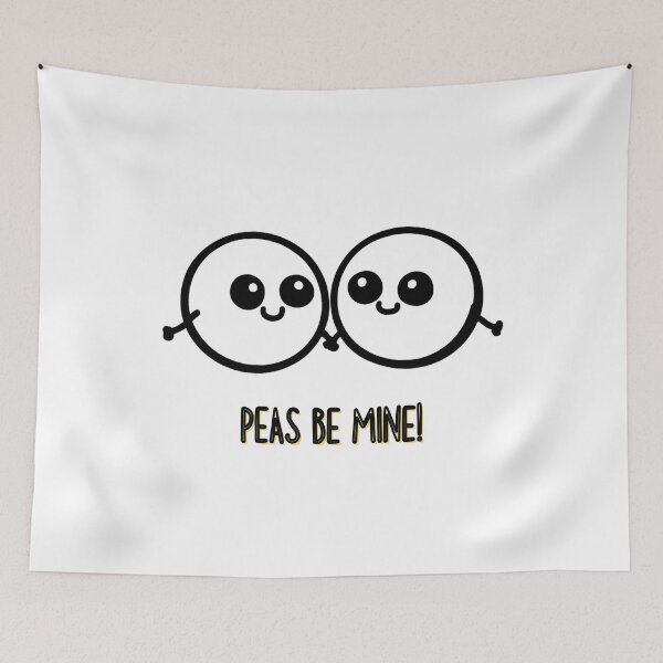 Item preview, Peas Be Mine Cute Love Art designed and sold by NxtGenDesigns.