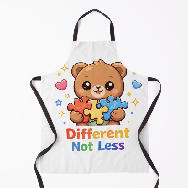 Item preview, Different Not Less – Autism Awareness Cute Bear Puzzle Design designed and sold by jerskie_12tribes.