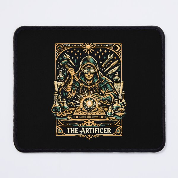 Item preview, The Artificer Tinkerer Tarot Card Fantasy RPG Art designed and sold by Fenay Designs.