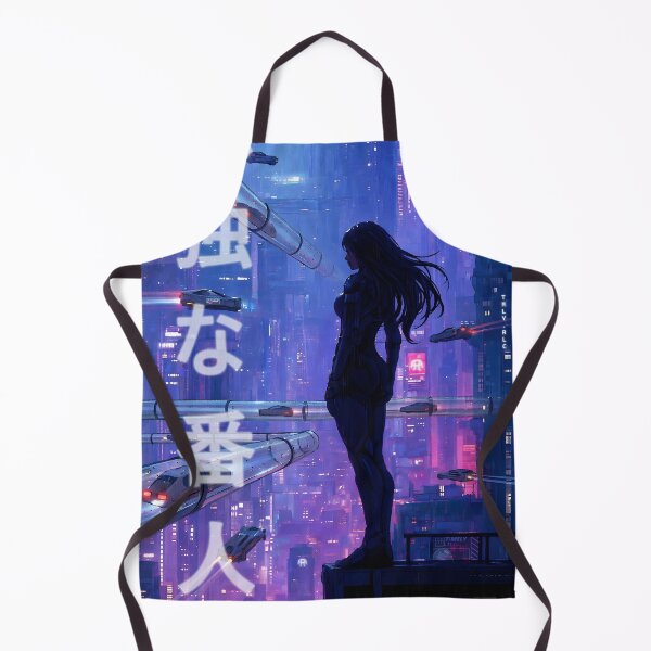 Item preview, Timelyrelic (孤独な番人): Cyberpunk City Rain Lone Guardian Japanese Kanji  designed and sold by Timelyrelic.