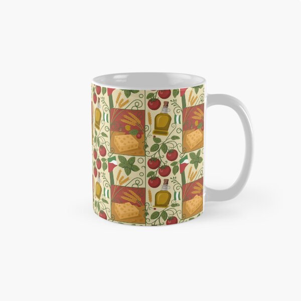 Item preview, Italian Mediterranean Feast Seamless Pattern designed and sold by Midnight Veil Designs.