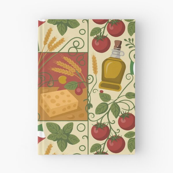 Item preview, Italian Mediterranean Feast Seamless Pattern designed and sold by Midnight Veil Designs.