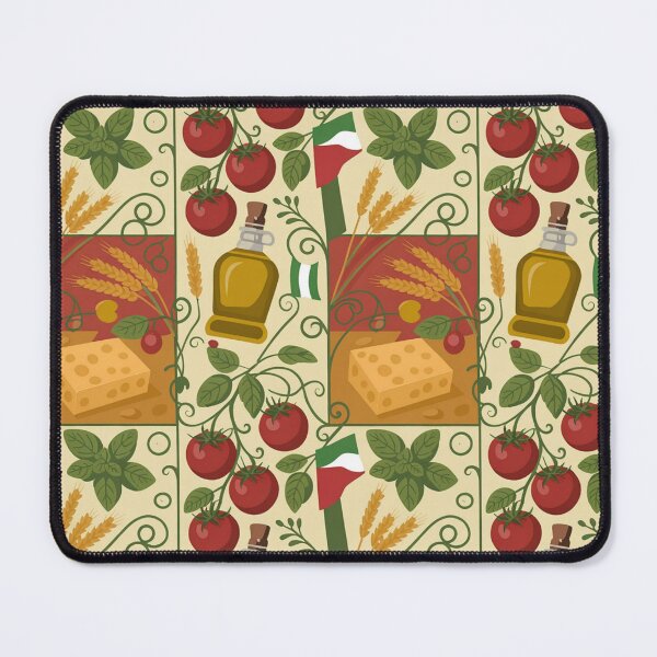 Item preview, Italian Mediterranean Feast Seamless Pattern designed and sold by Midnight Veil Designs.