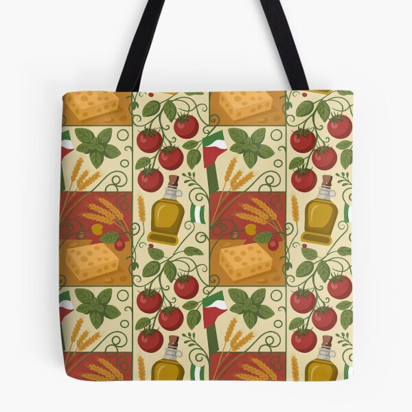 Item preview, Italian Mediterranean Feast Seamless Pattern designed and sold by Midnight Veil Designs.