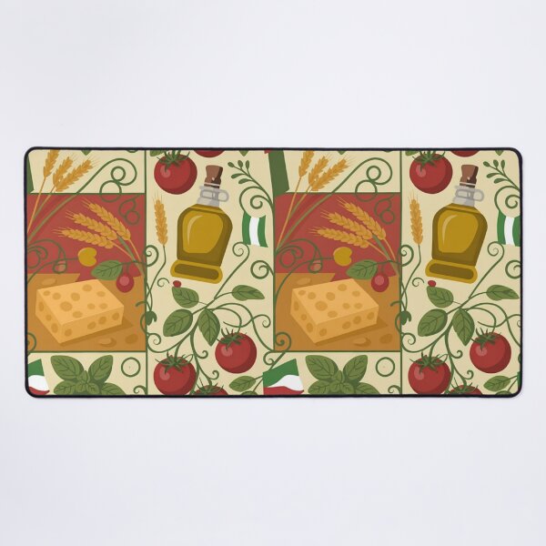 Item preview, Italian Mediterranean Feast Seamless Pattern designed and sold by Midnight Veil Designs.
