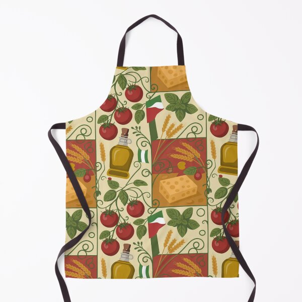 Item preview, Italian Mediterranean Feast Seamless Pattern designed and sold by Midnight Veil Designs.