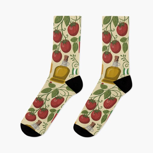 Item preview, Italian Mediterranean Feast Seamless Pattern designed and sold by Midnight Veil Designs.