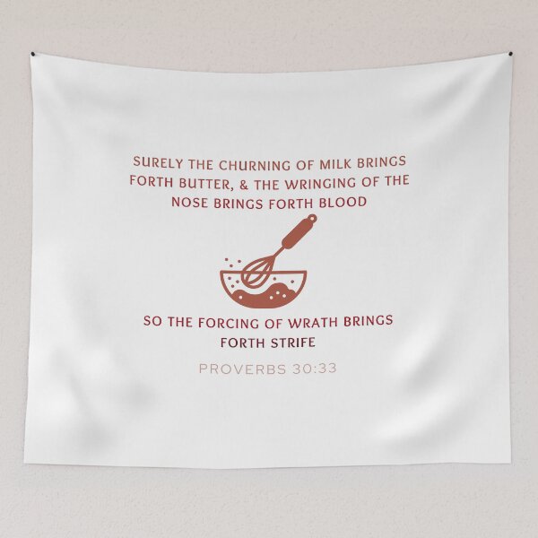 Item preview, Proverbs 30:33 designed and sold by Undonemadenew.