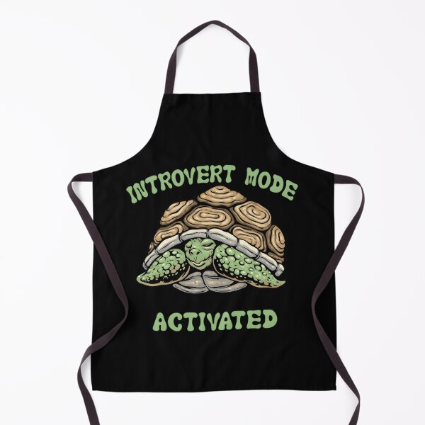 Item preview, Introvert Mode Activated Funny Retro Turtle Design designed and sold by haitrieuic96.