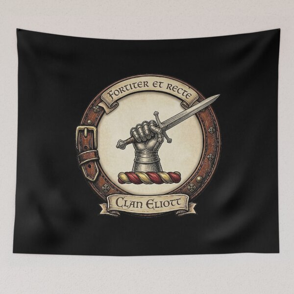 Item preview, Clan Eliott Crest designed and sold by BagTown Clans.